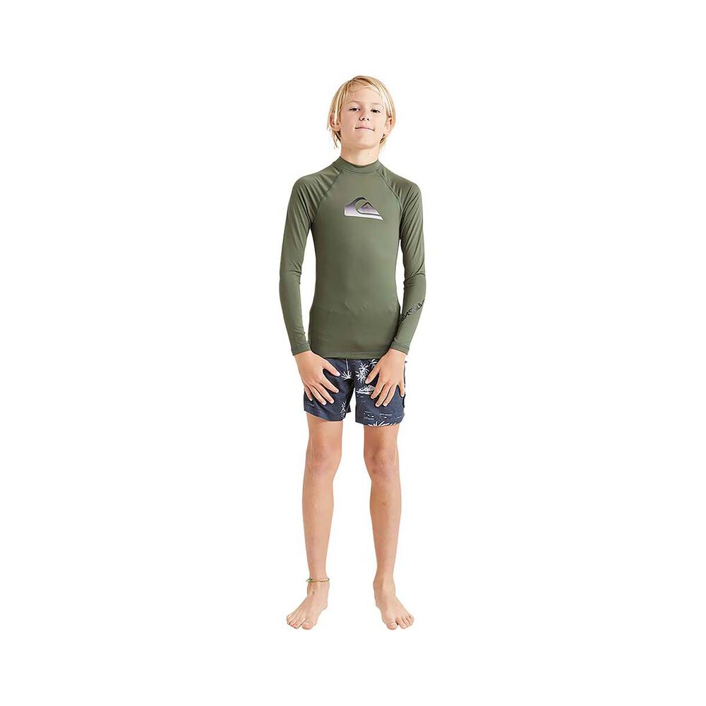 Quiksilver Youth Hook Line Long Sleeve Rashie 12