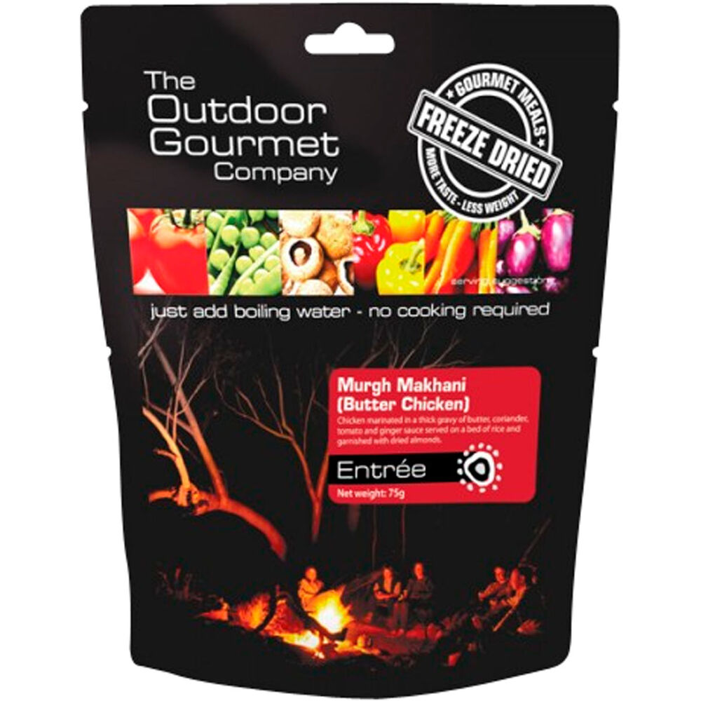 Outdoor Gourmet Company Butter Chicken Freeze Dried Food 2 Serves