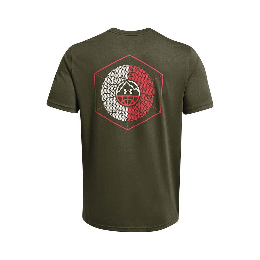 Under Armour Men's Outdoor Cube Short Sleeve Tee Green