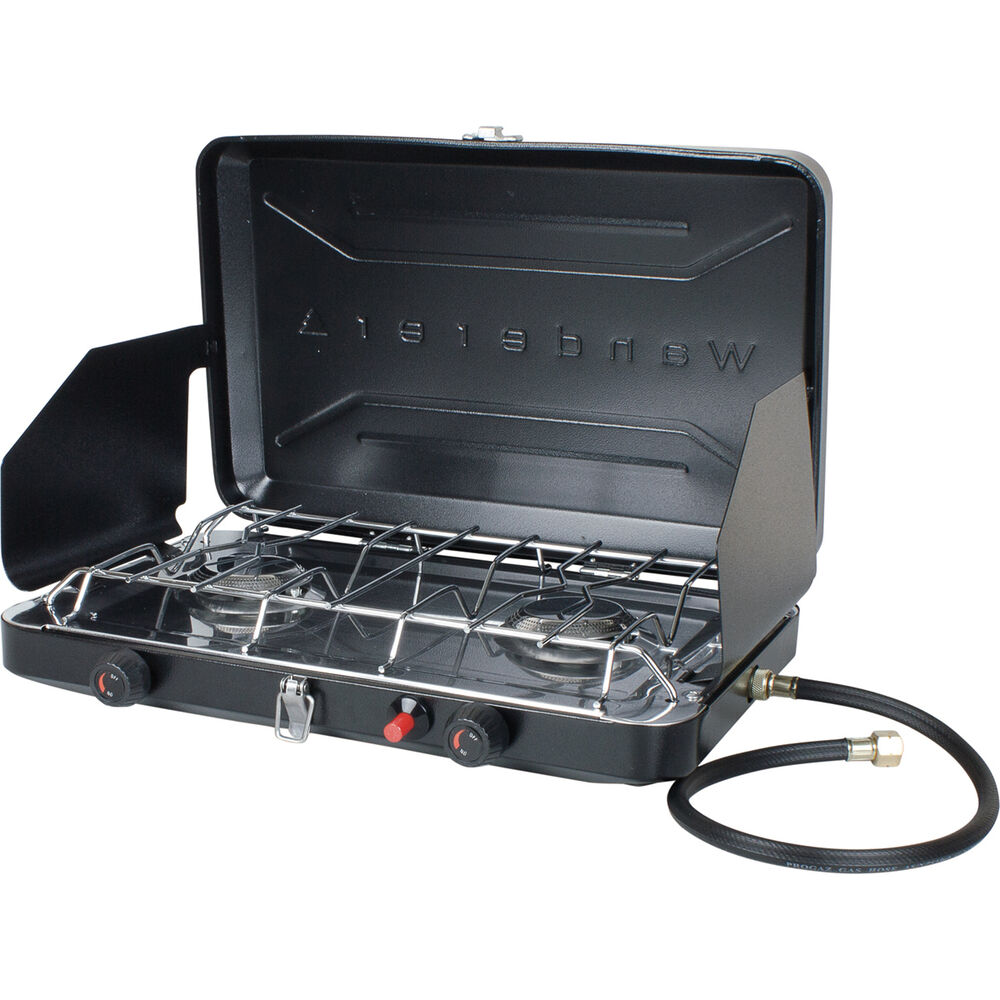 Wanderer LPG Portable Stove with Drip Tray - 2 Burner