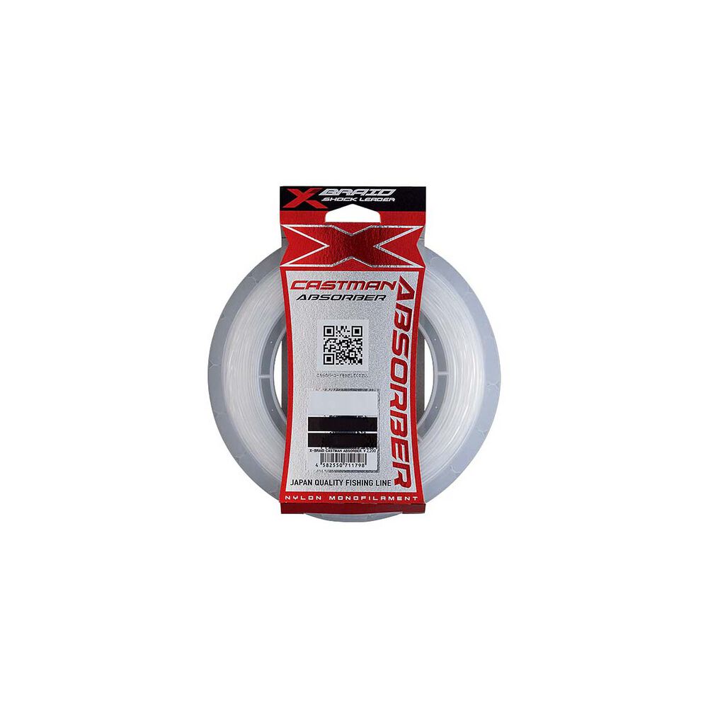 X-Braid Castman Absorber Nylon Leader Line 50m