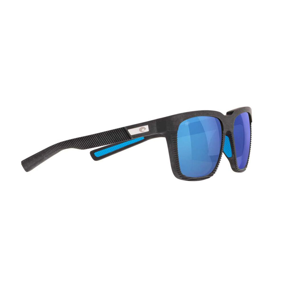 Costa Pescador Men's Polarised Sunglasses Net Grey with Blue Lens