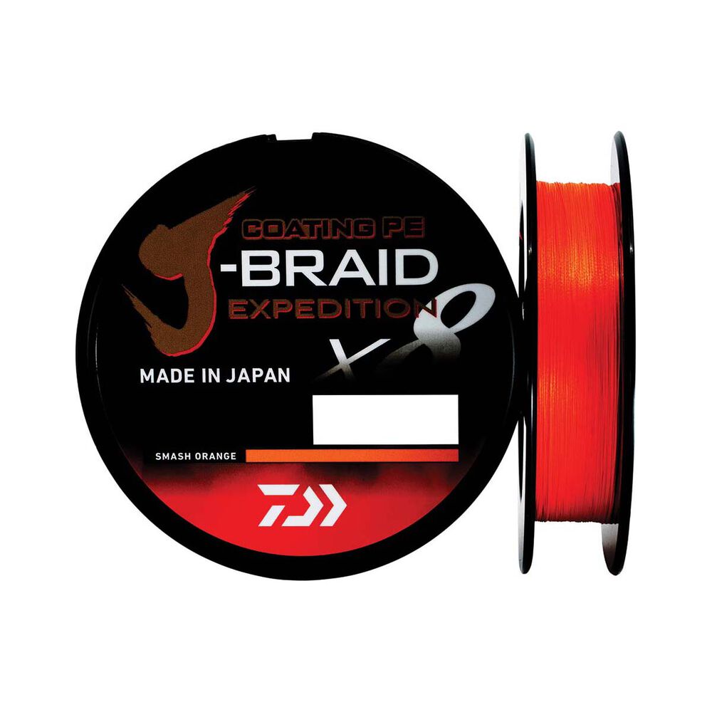 Daiwa J-Braid Expedition Braid Line Orange 300m