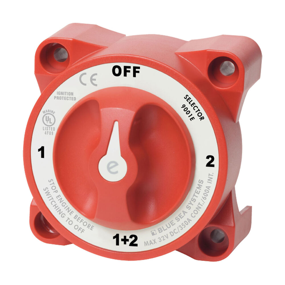 Blue Sea Systems e-Series Battery Selector Switch