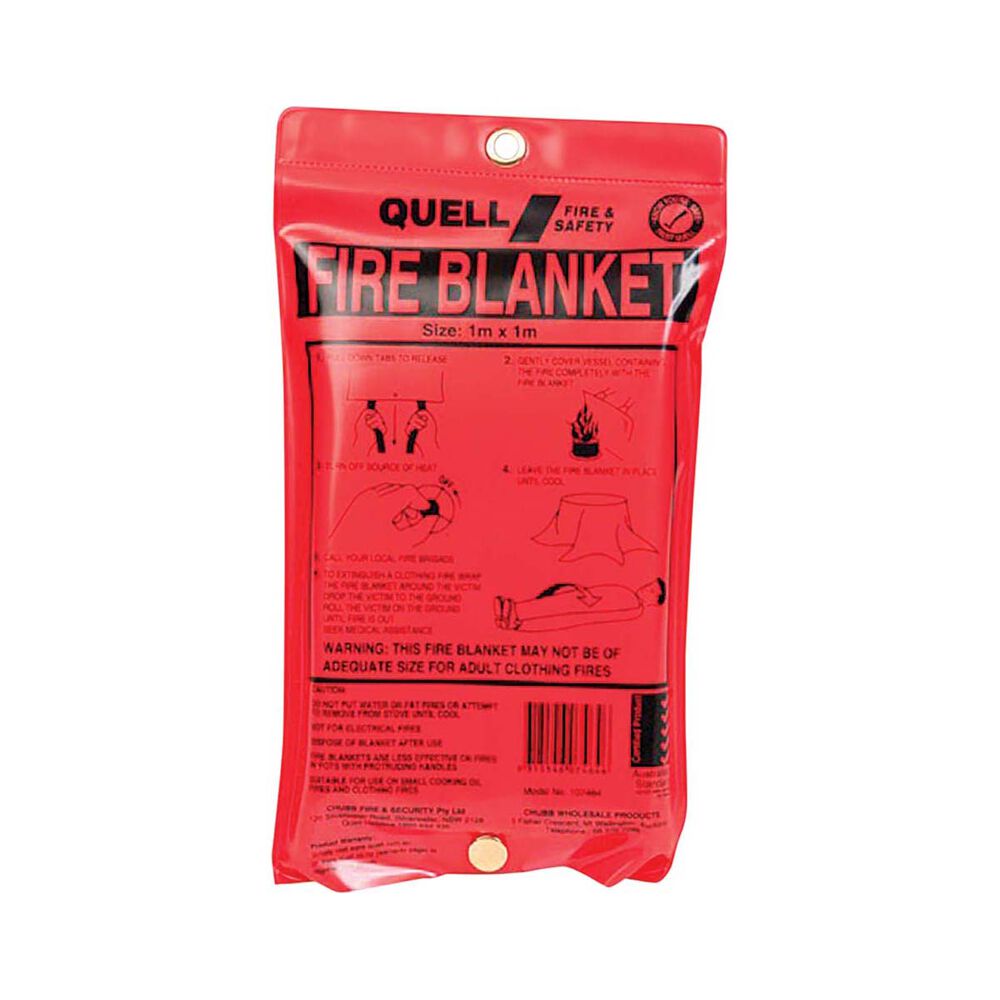 Quell Fibreglass Fire Blanket 1m x 1m