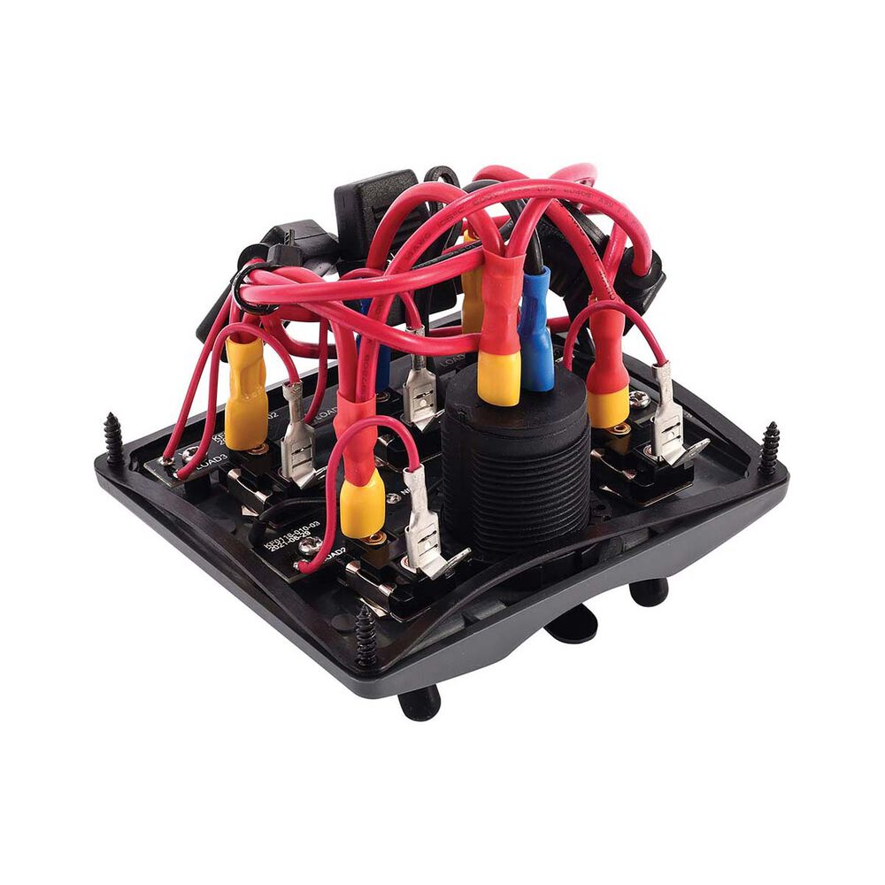 Bowline Switch Panel 5 Gang 2 USB Black