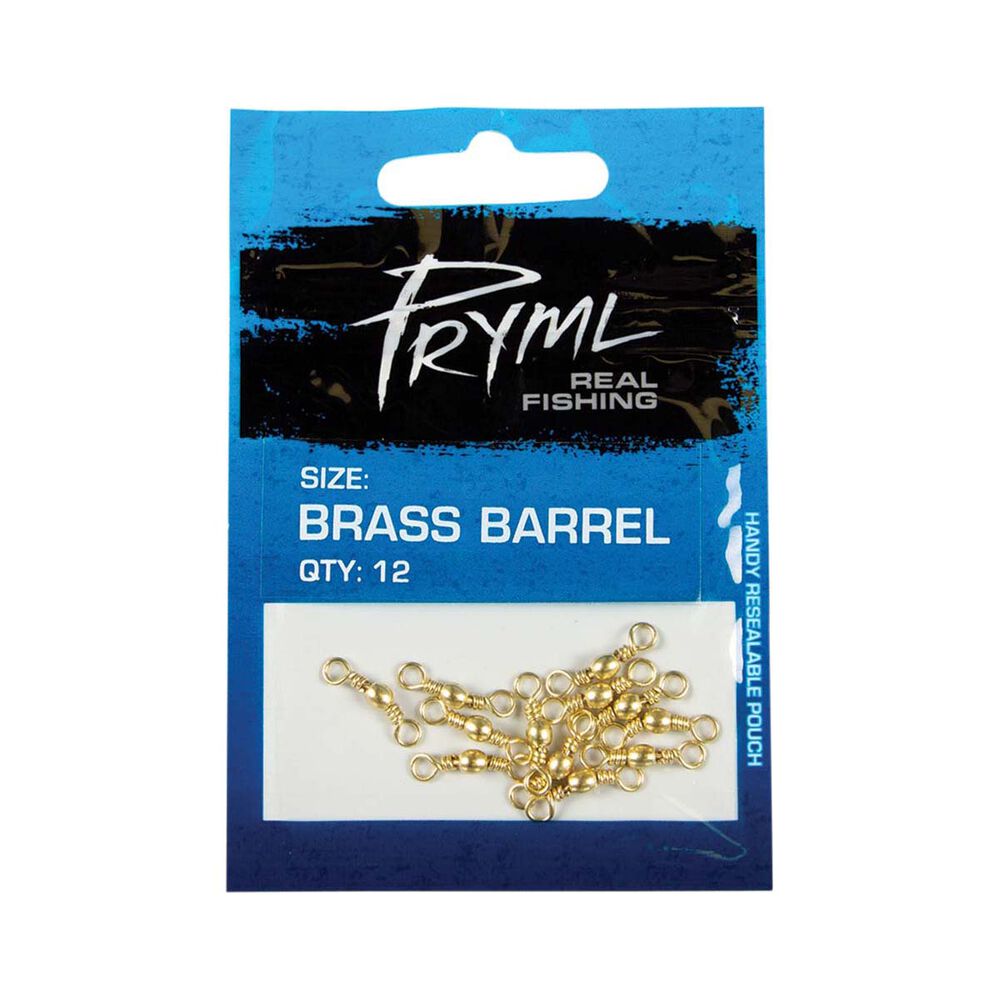 Pryml Brass Barrel Swivel 12 Pack