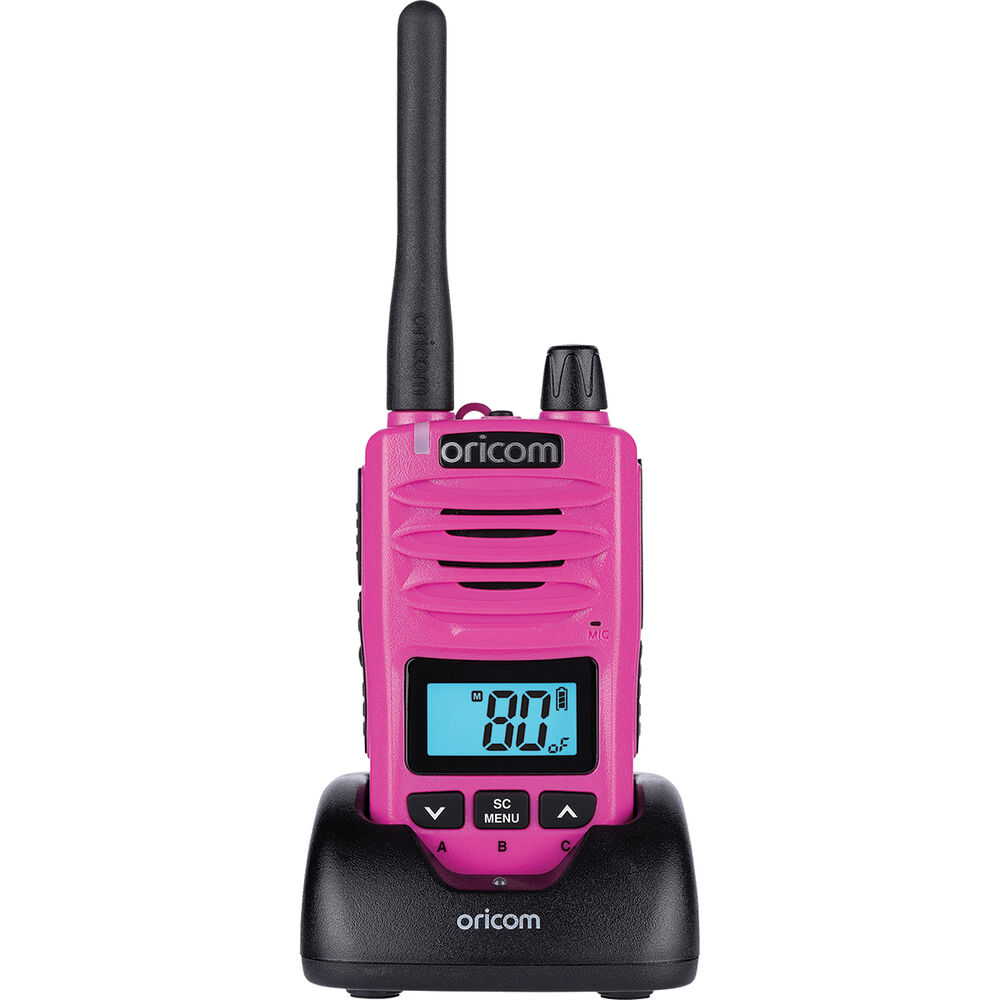 Oricom UHF CB Radio 5W With Speaker Mic Pink DTX600PNK