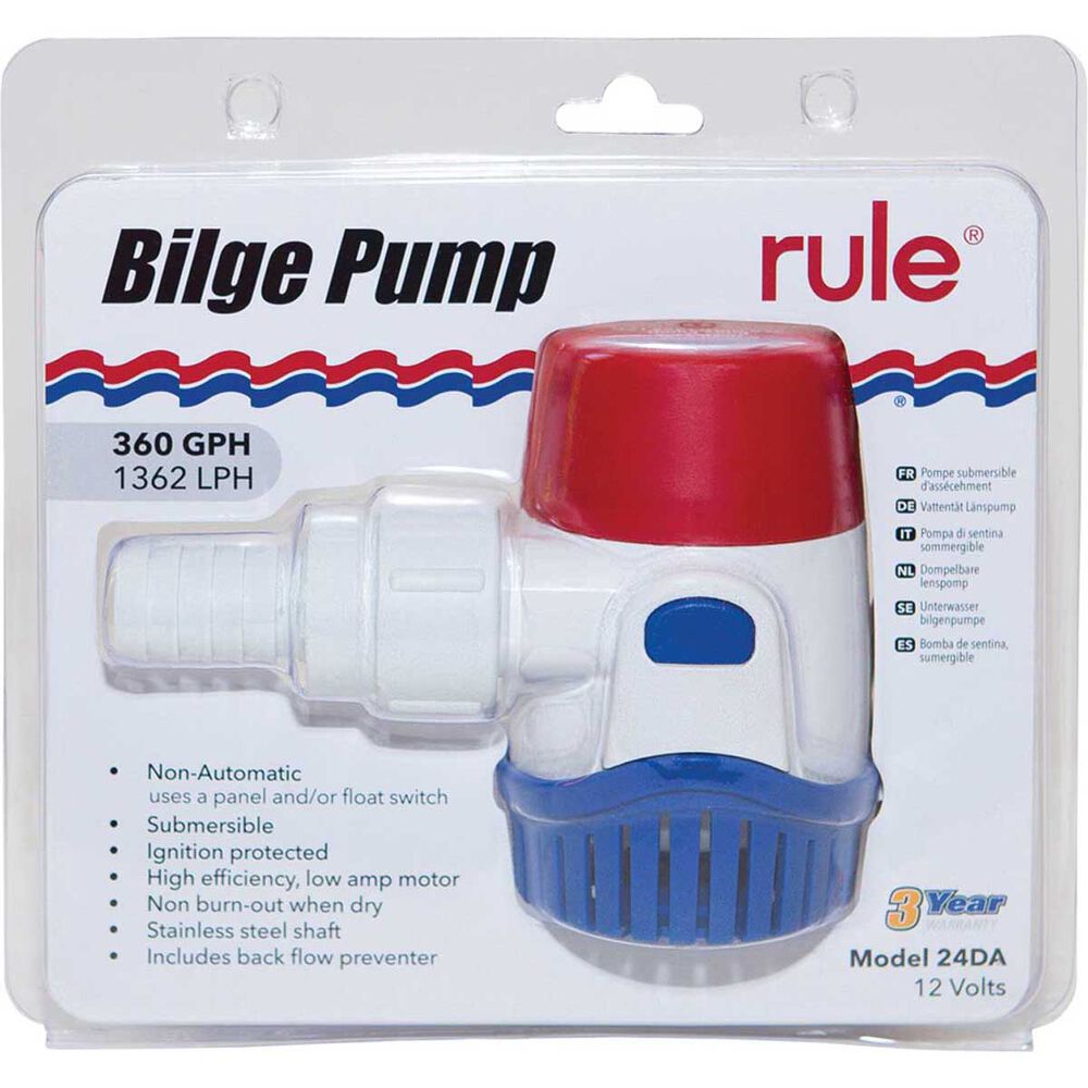 Rule Bilge Pump 12V 360GPH