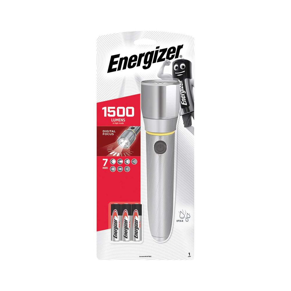 Energizer Ultra Digital Focus 1500 Lumen Metal Torch