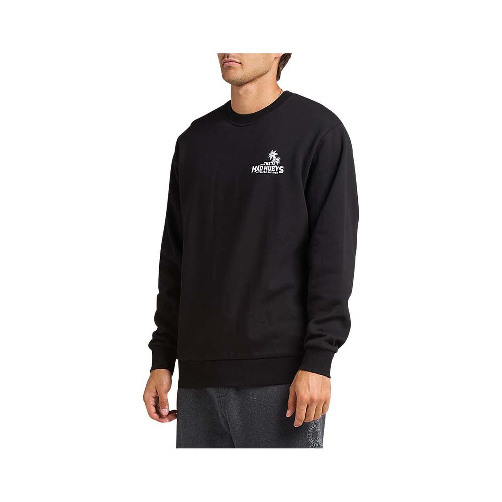 The Mad Hueys Men's Skeleton Paradise Crew Pullover