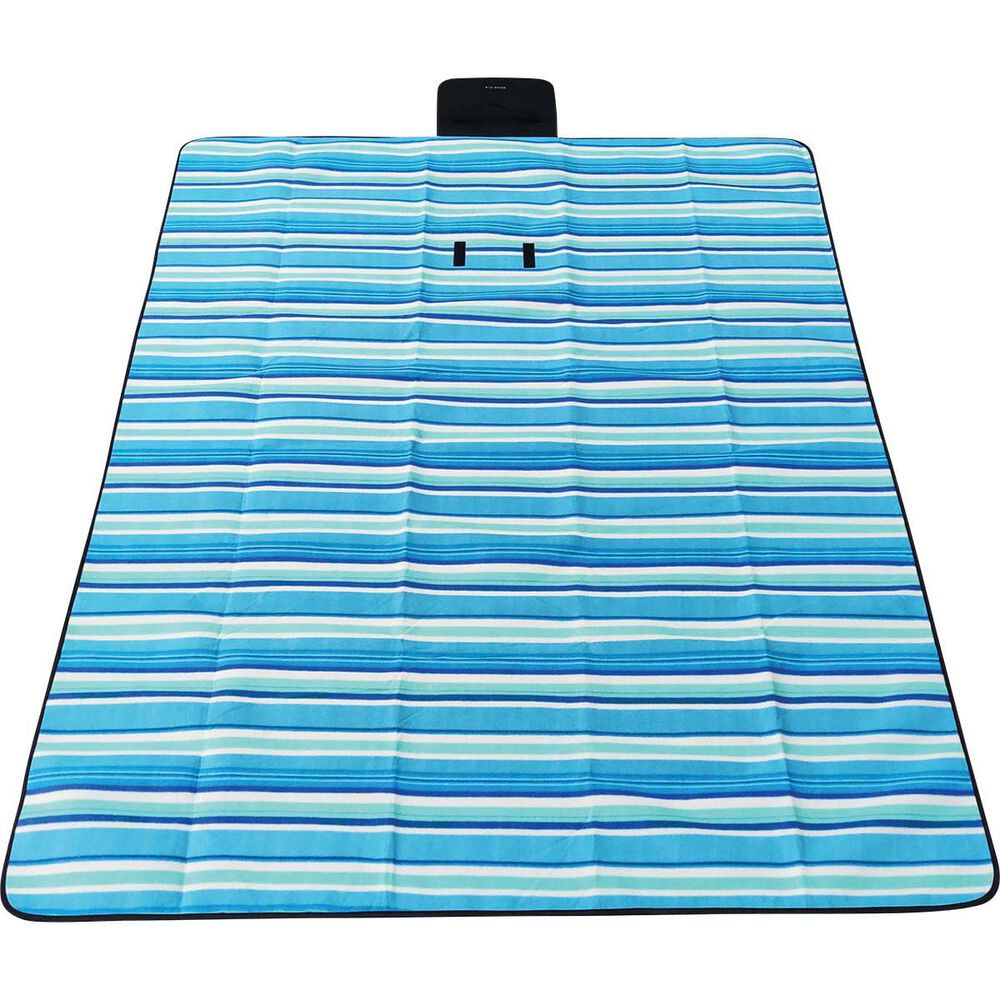 Wanderer Stripe Fleece Picnic Rug 1.5 x 2m