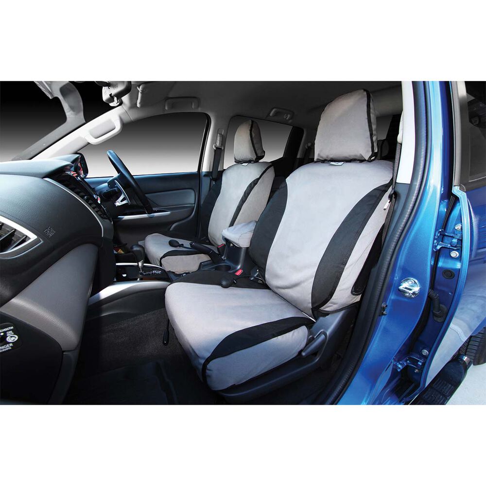 MSA Canvas Front Seat Covers to suit Toyota 70 Series 08/12 - 09/16