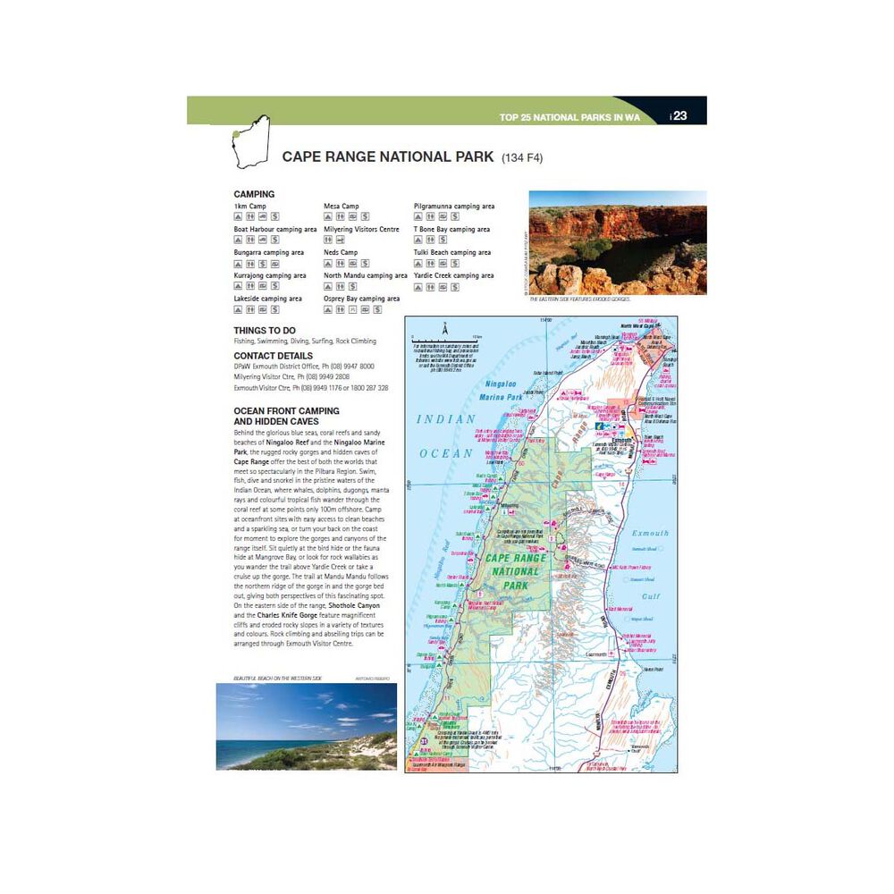 Hema Western Australia Road & 4WD Track Atlas (3rd Edition)
