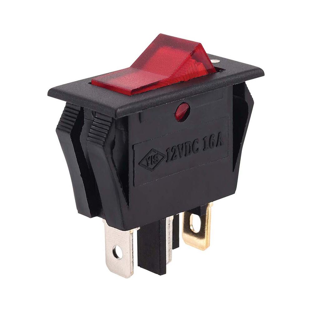 Bowline Rocker Switch Red Indicator
