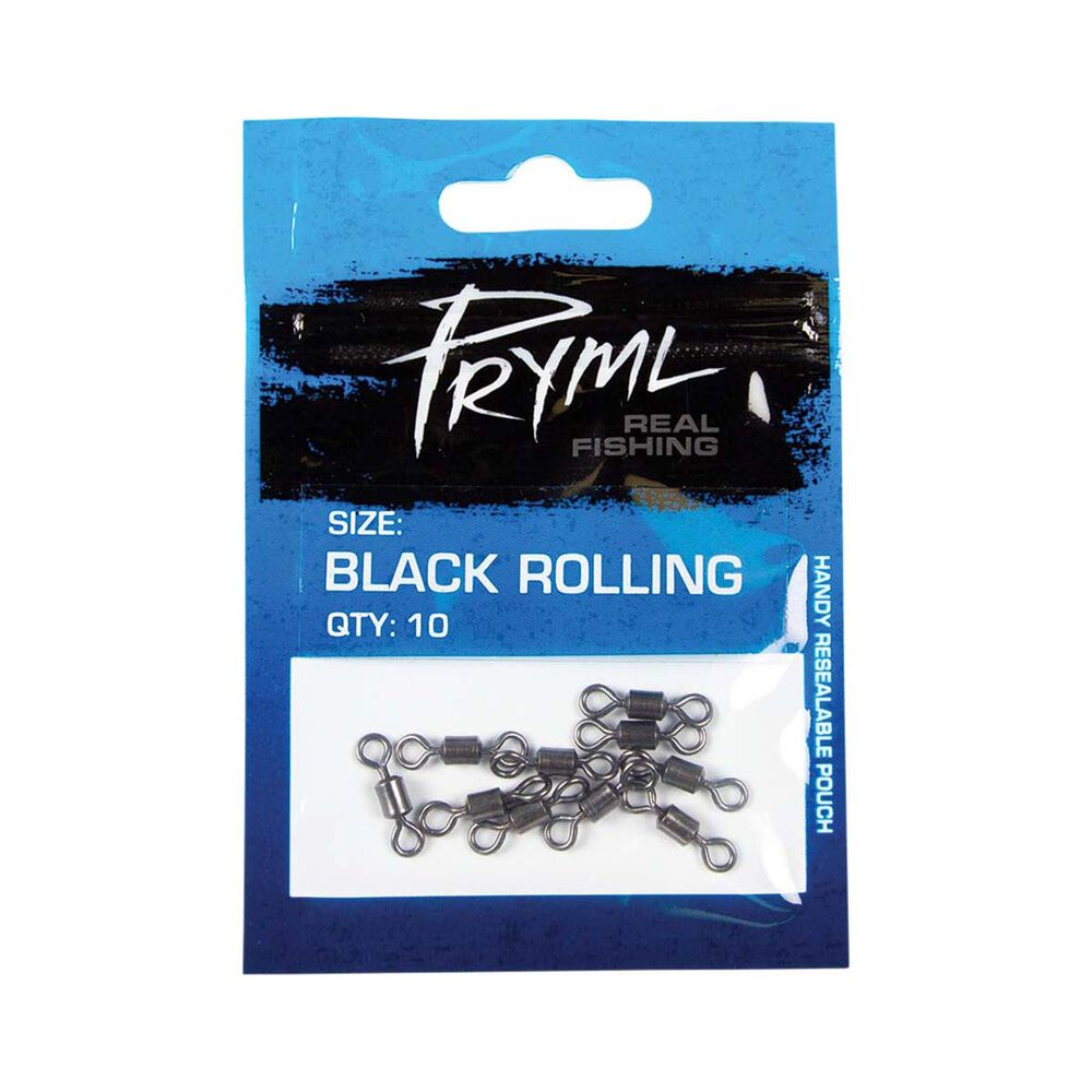 Pryml Black Rolling Swivel 10 Pack