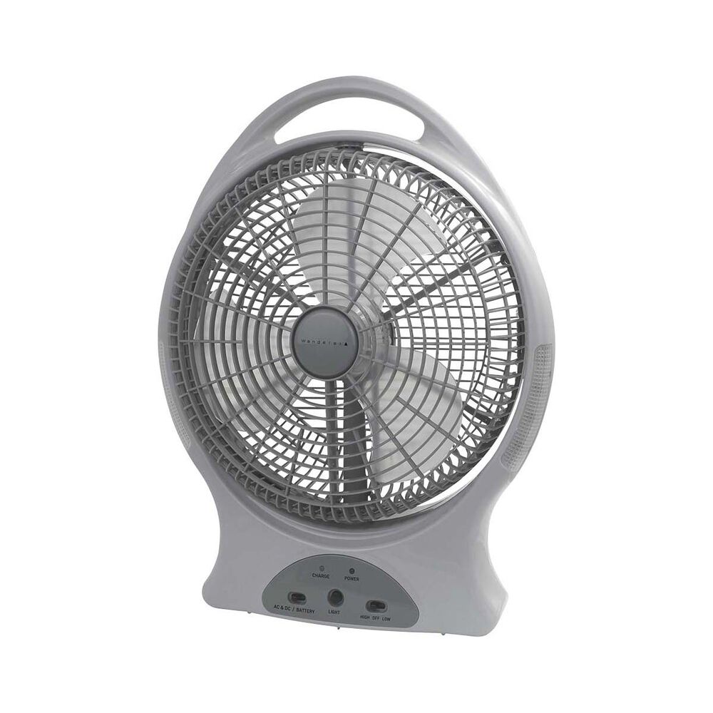 Wanderer Oscillating Rechargeable Fan 12in