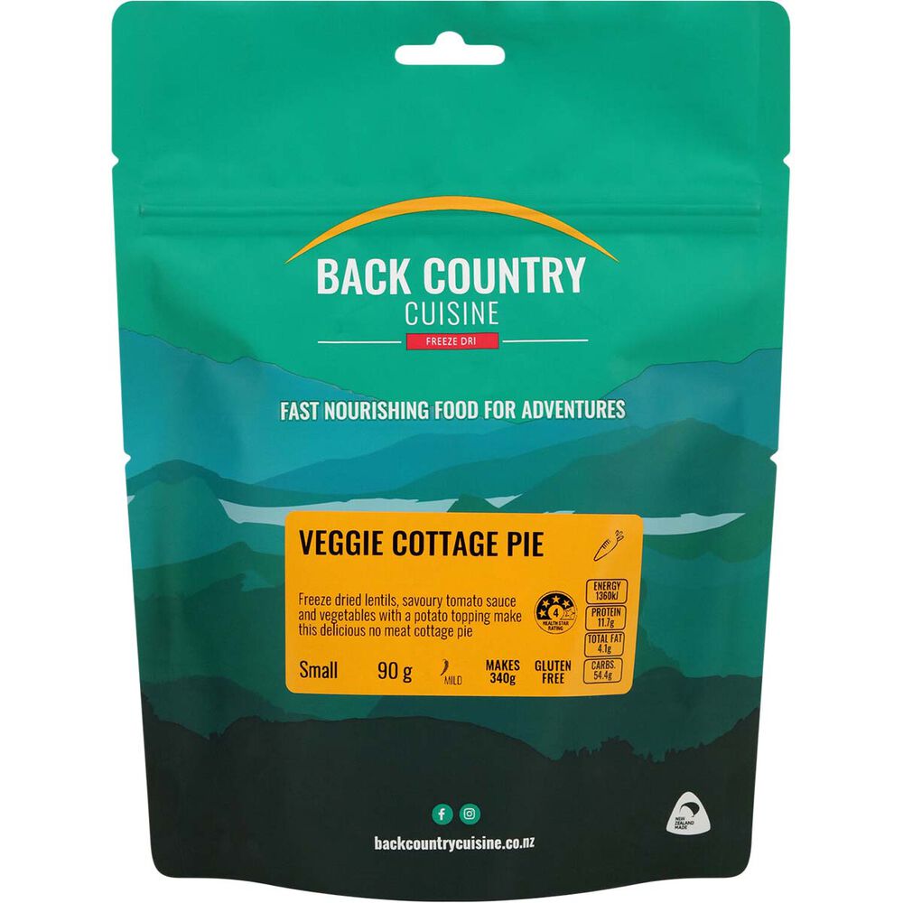 Back Country Cuisine Freeze Dried Veggie Cottage Pie 1 Serve