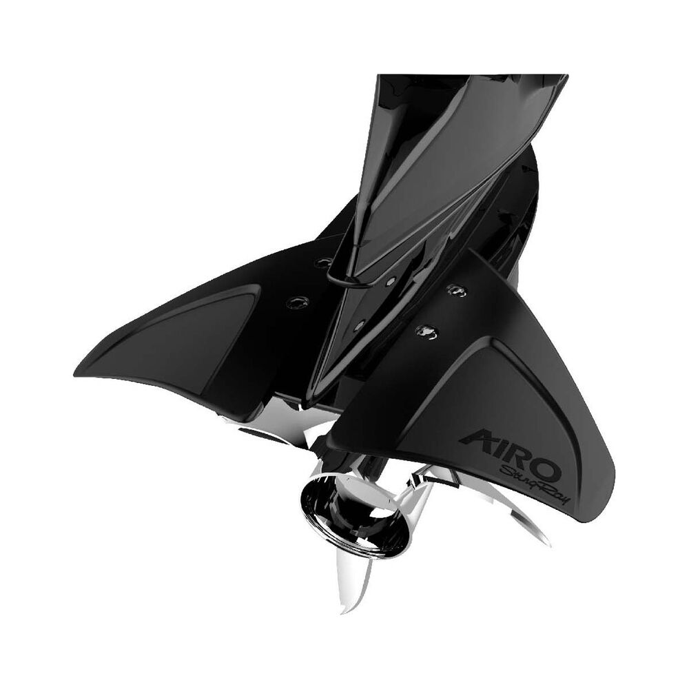 Stingray Airo Hydrofoil Outboard Stabiliser 2 Piece Black