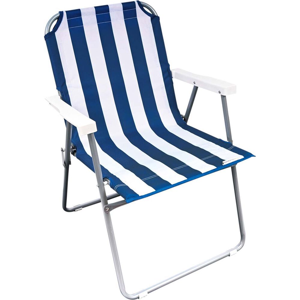 Wanderer Nautical Stripe Chair 120kg