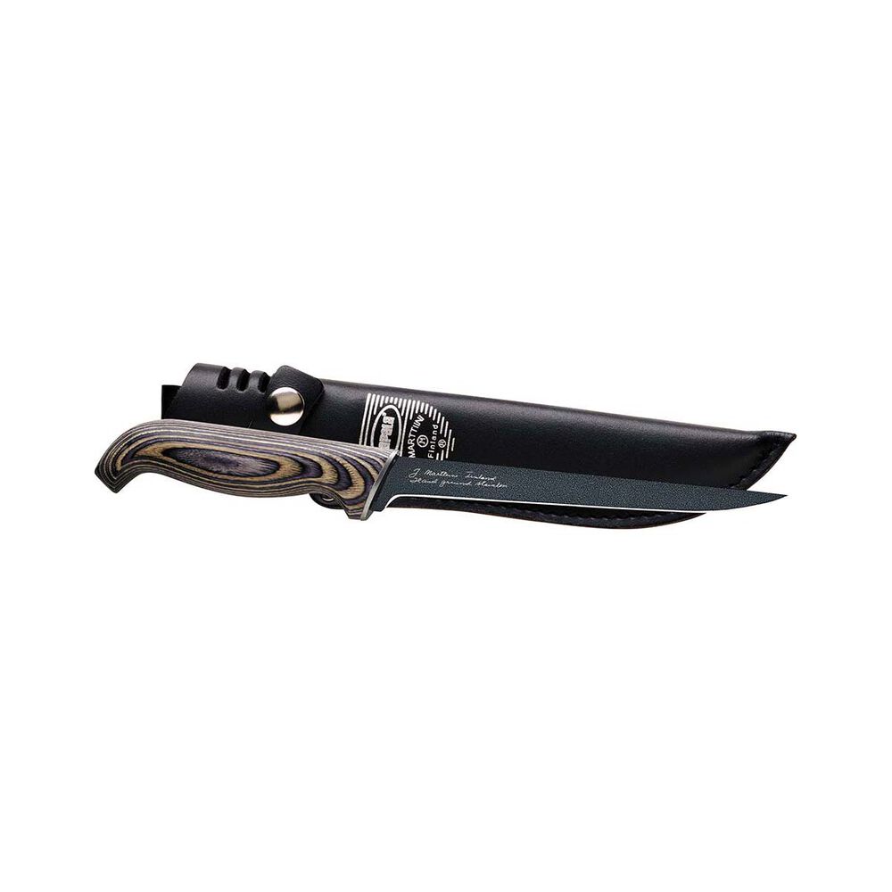 Marttiini Martef Coated Fillet Knife Grey Birch 6in