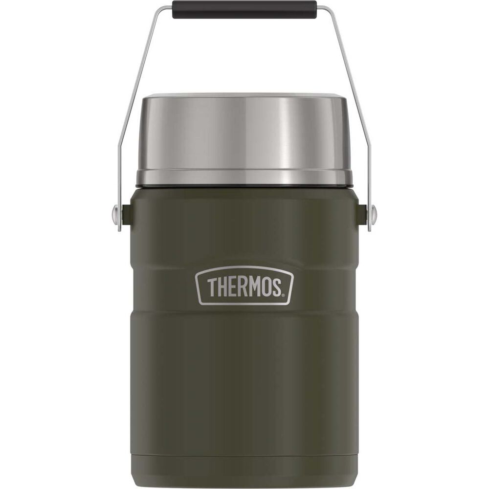 Thermos King Vacuum Insulated Food Jar 1.39L Matte Army