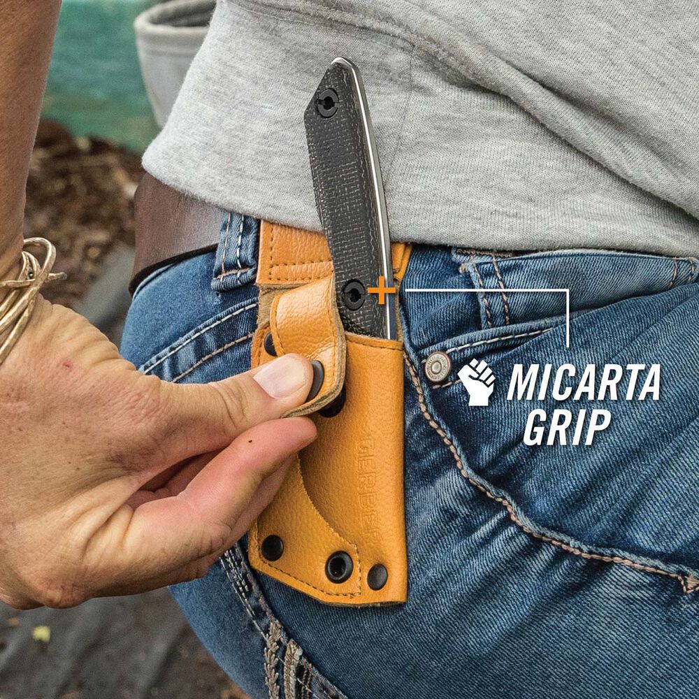 Gerber Stowe Micarta Fixed Blade Knife