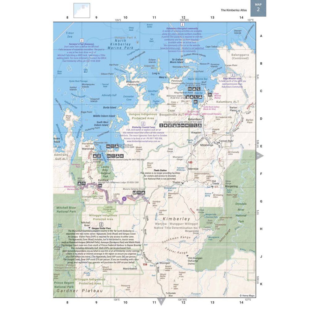 Hema Kimberley Atlas & Guide (6th Edition)