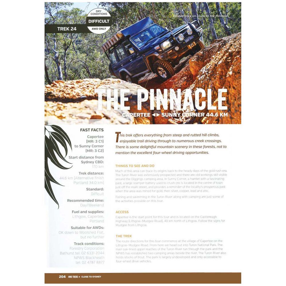 Hema Boiling Billy 4WD Treks Close to Sydney