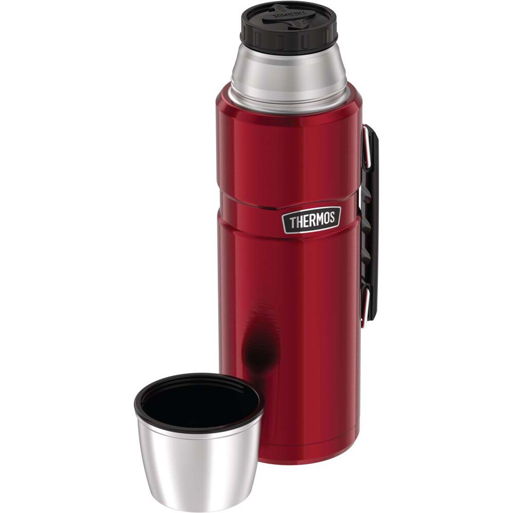 Thermos King Stainless Steel Flask 2L Red