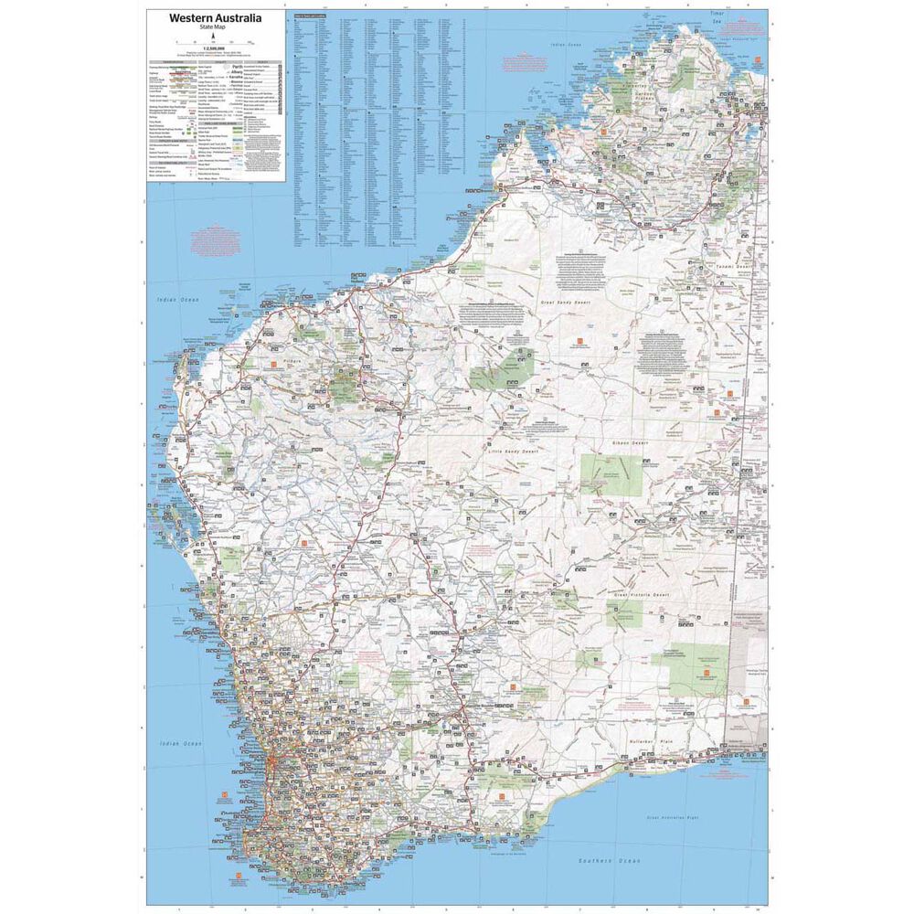 Hema Western Australia State Map (11th Edition)