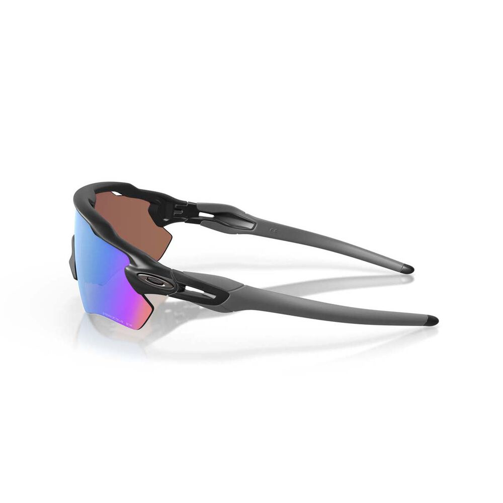 Oakley Radar EV Path Men's Polarised Sunglasses Matte Black with Prizm Blue Lens