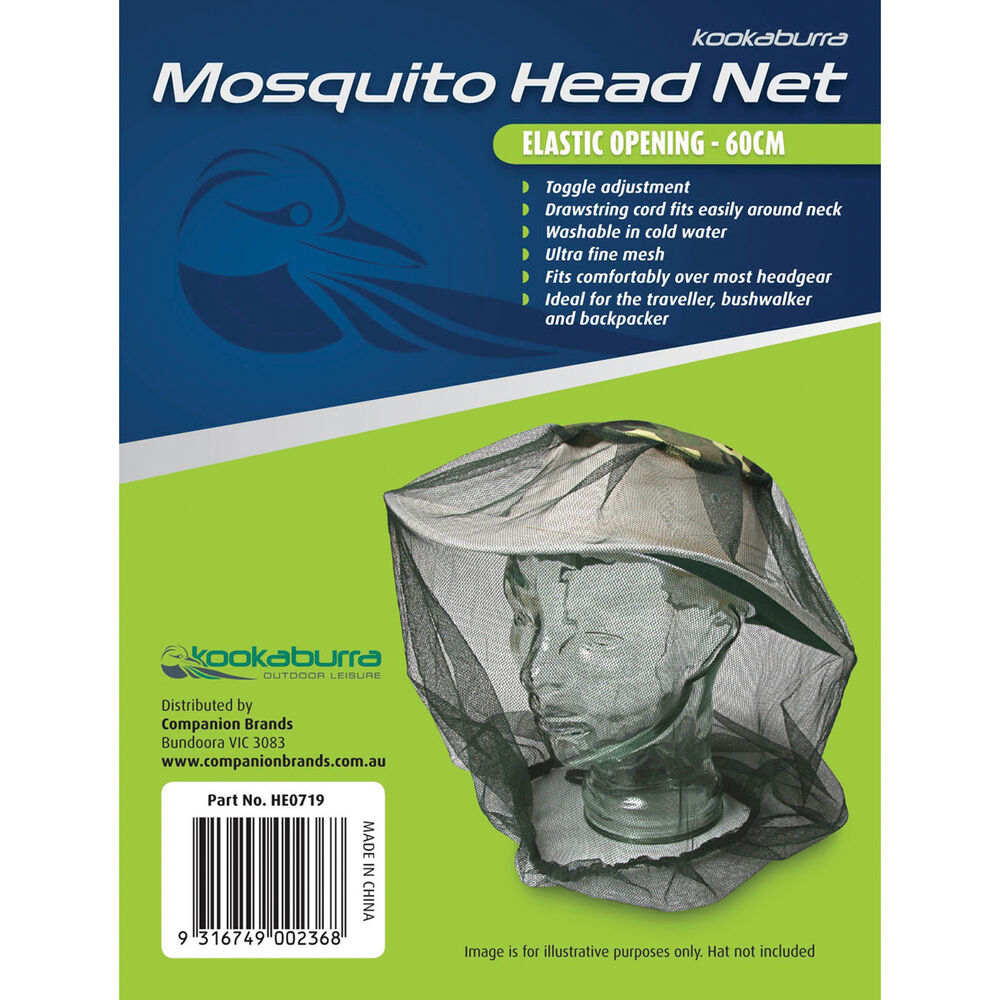 Elemental Mosquito Head Net Drawstring 60cm