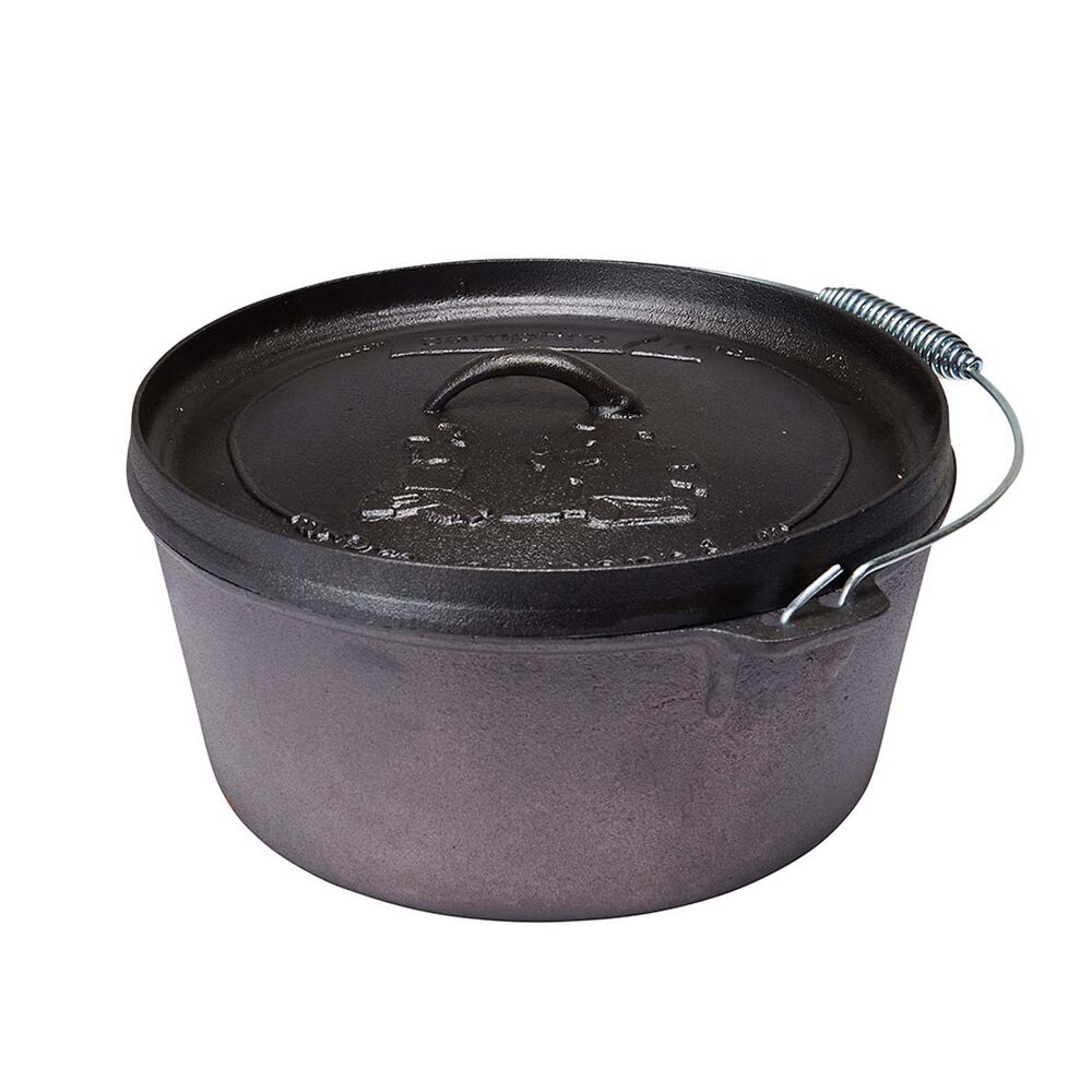Campfire Pre Seasoned Cast Iron Camp Oven 9 Quart