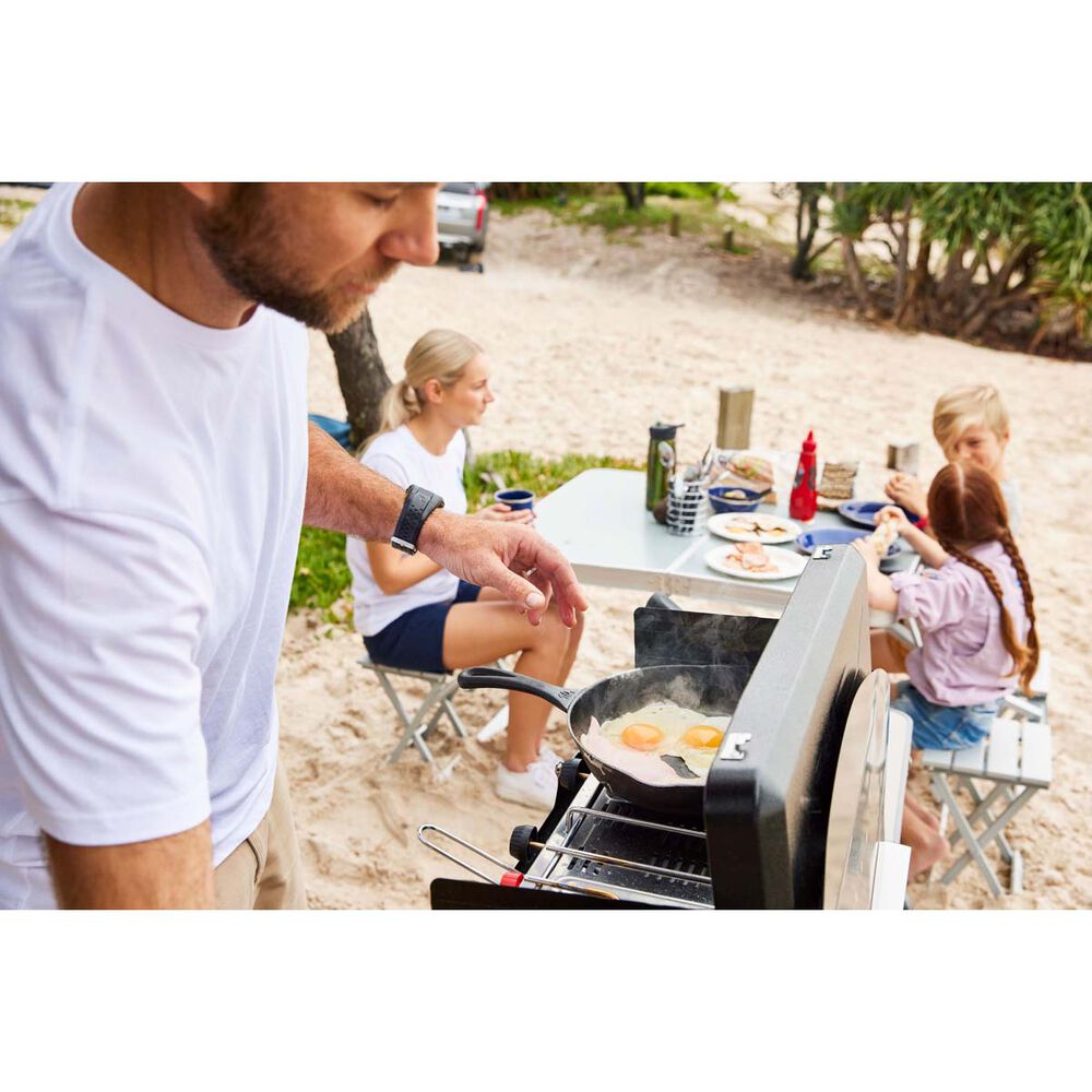 Wanderer LPG Portable 2 Burner Stove with Grill