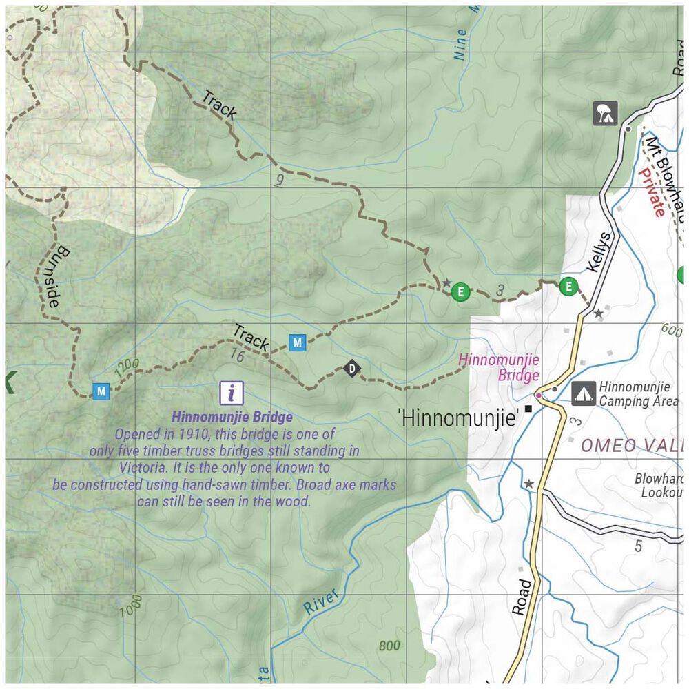 Hema High Country Vic - North East Map