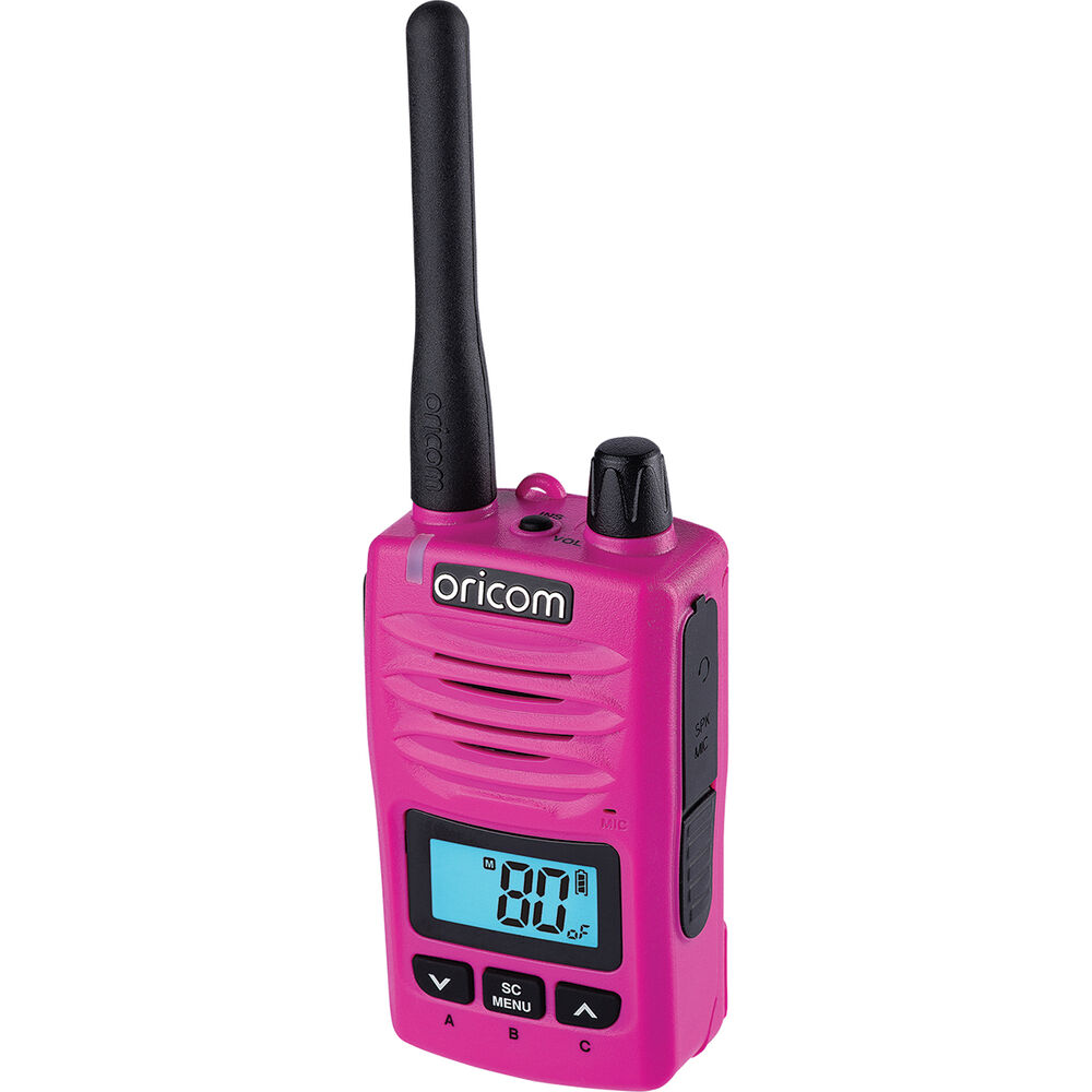 Oricom UHF CB Radio 5W With Speaker Mic Pink DTX600PNK