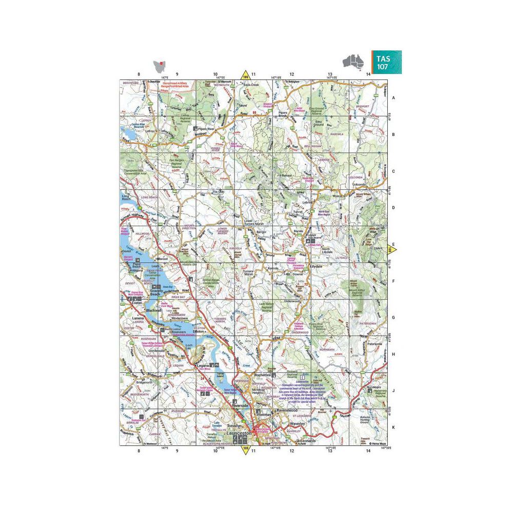 Hema Map Australia Road & 4WD Touring Atlas 215 x 297mm