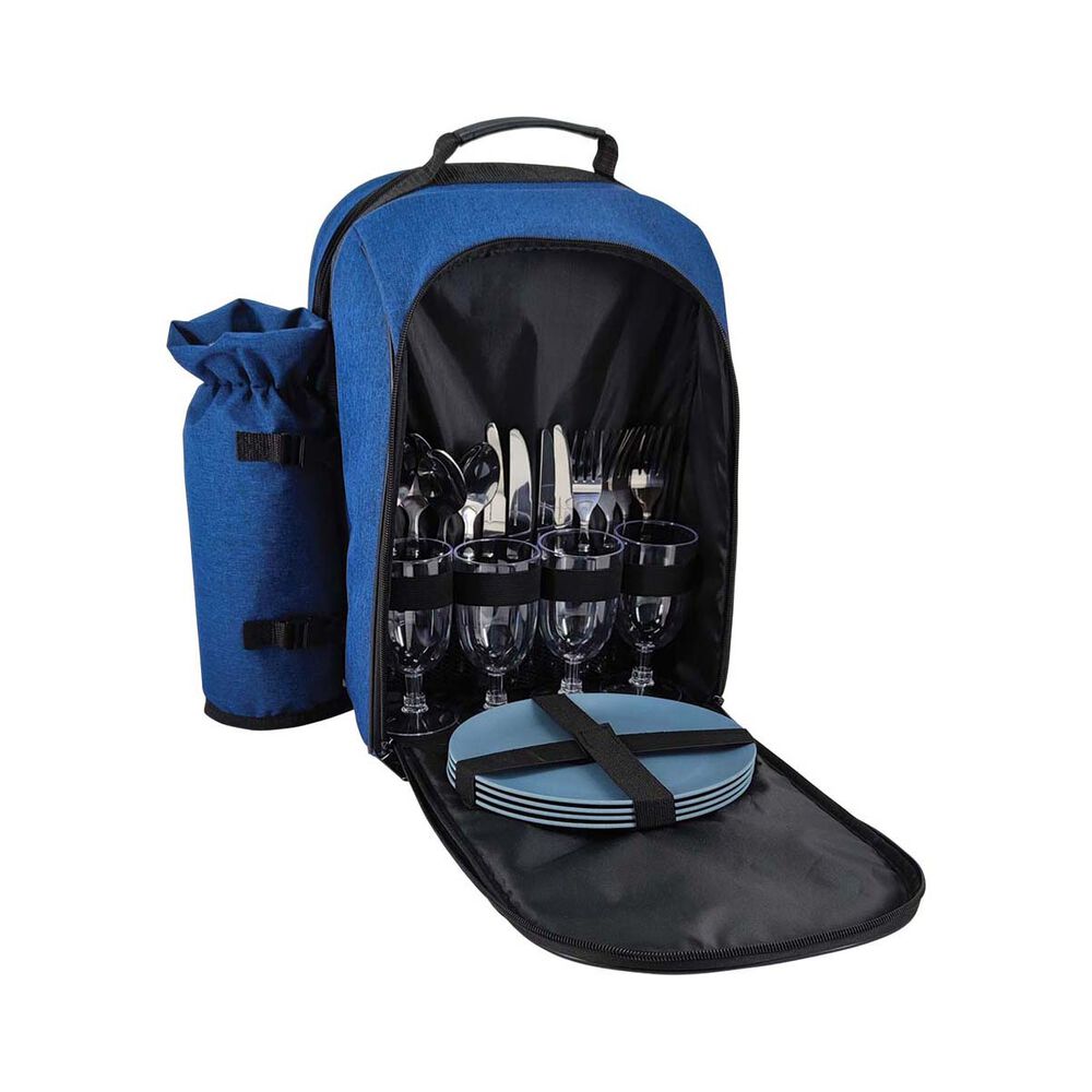 Wanderer Chambray Picnic Backpack 4 Person