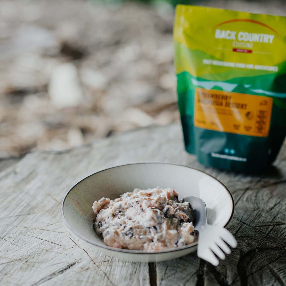 Back Country Cuisine Freeze Dried Strawberry Ambrosia 2 Serves