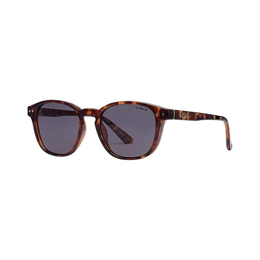 Liive Women's Phoenix Polarised Sunglasses Tortoise with Grey Lens