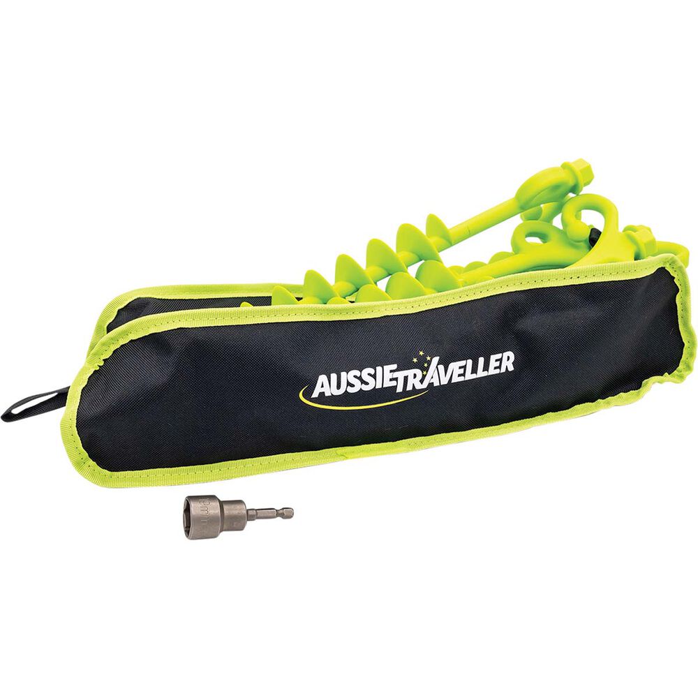 Aussie Traveller Screw-in Sand Pegs 6 Pack