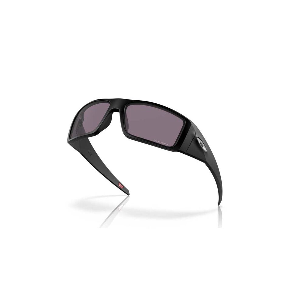 Oakley Heliostat Polarised Sunglasses Black with Prizm Grey Lens