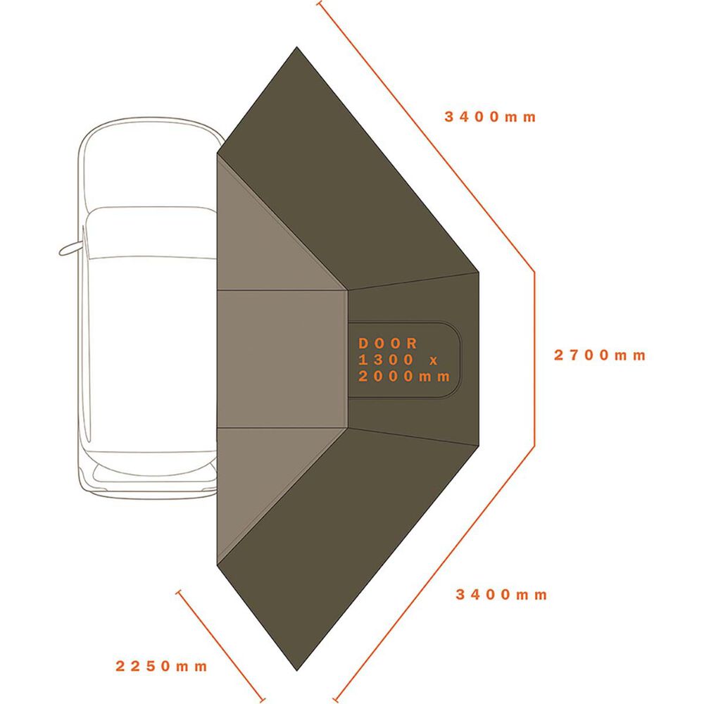 Darche Eclipse 180 Wall Set