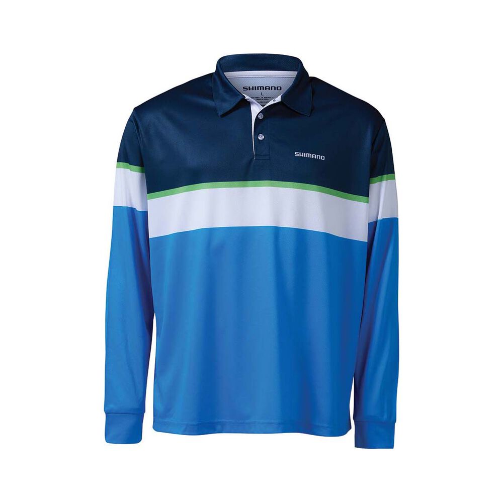 Shimano Men's Retro Tricolour Sublimated Polo