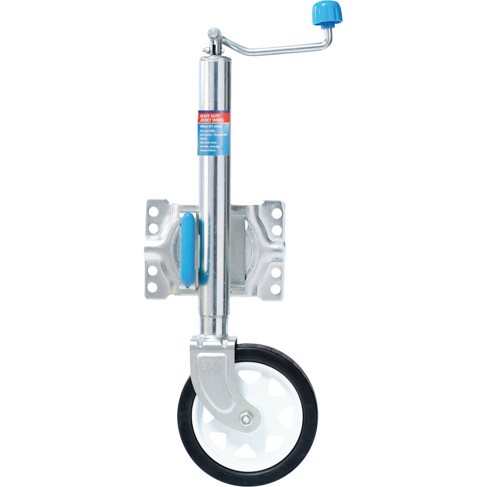 ARK Premium Swing 8in Single Jockey Wheel - Clamp