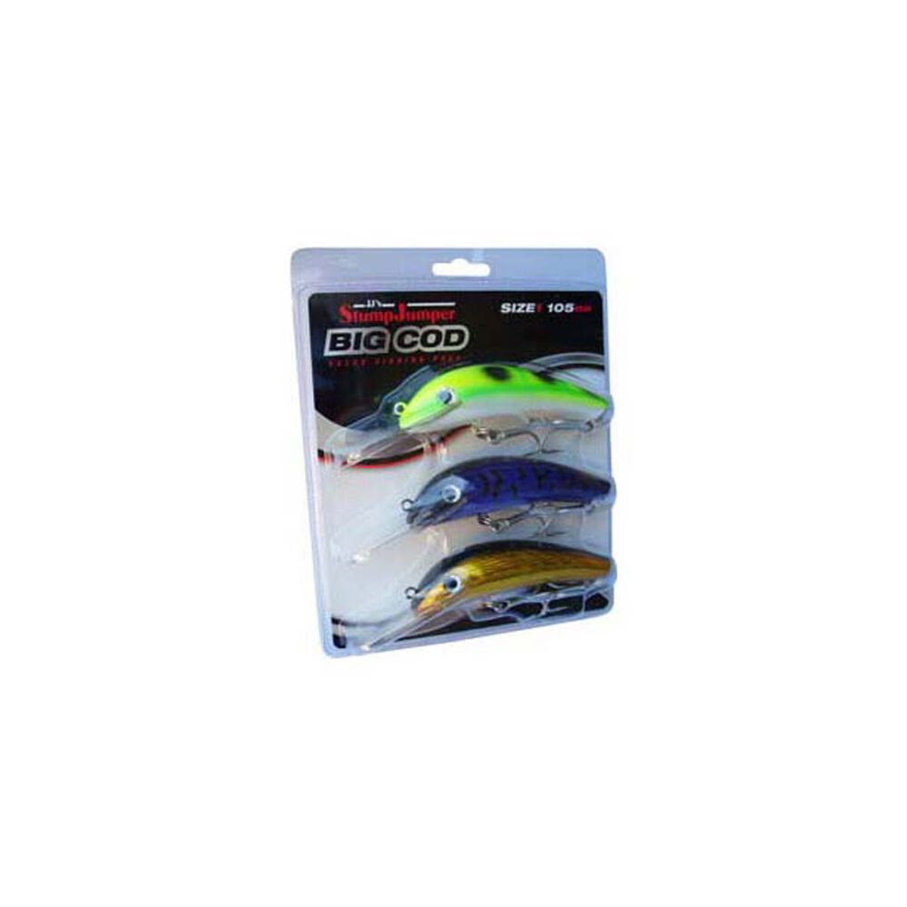 JJ's Stumpjumper Hard Body Lure Big Cod Lure Pack