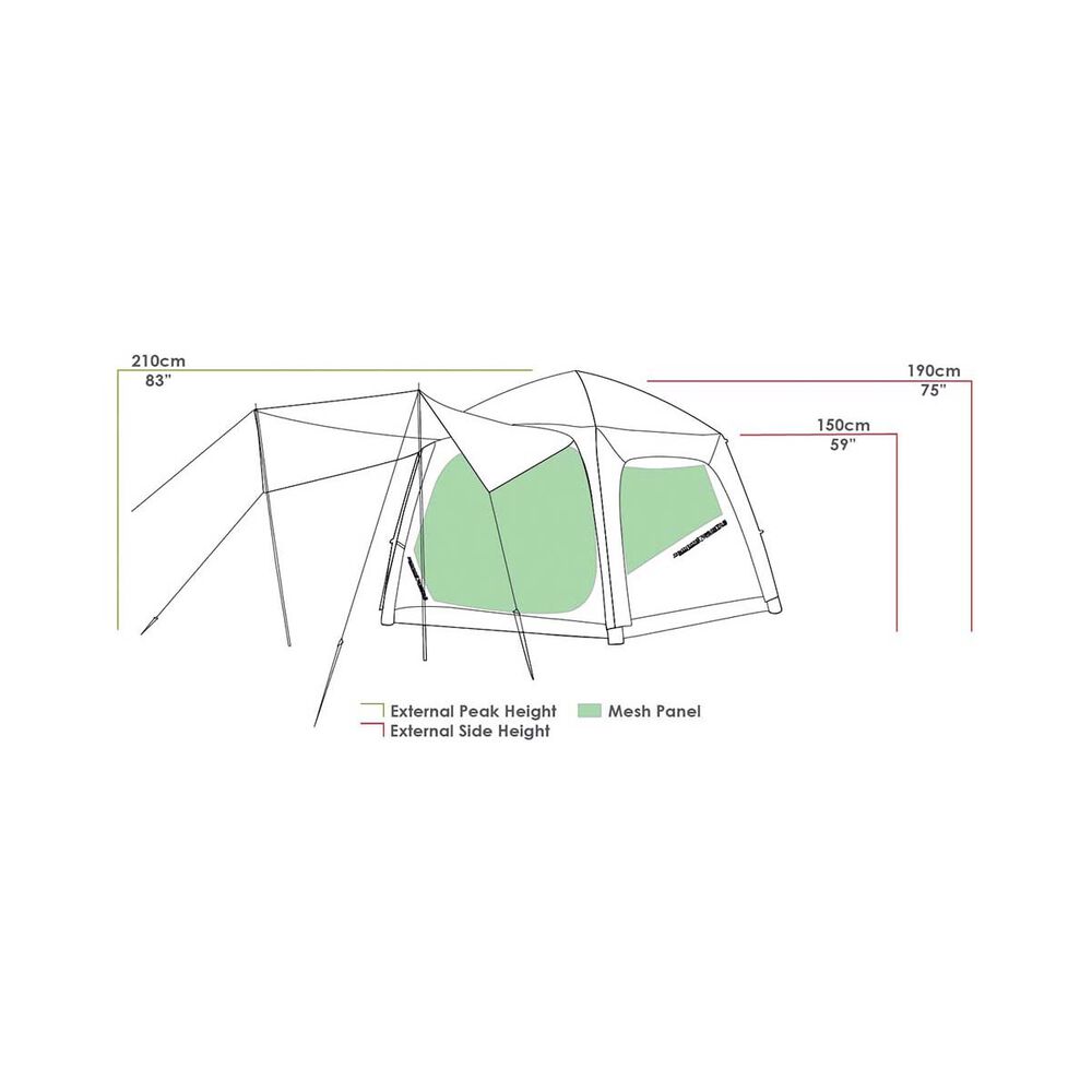 Zempire Pronto 4 V2 Inflatable Air Tent