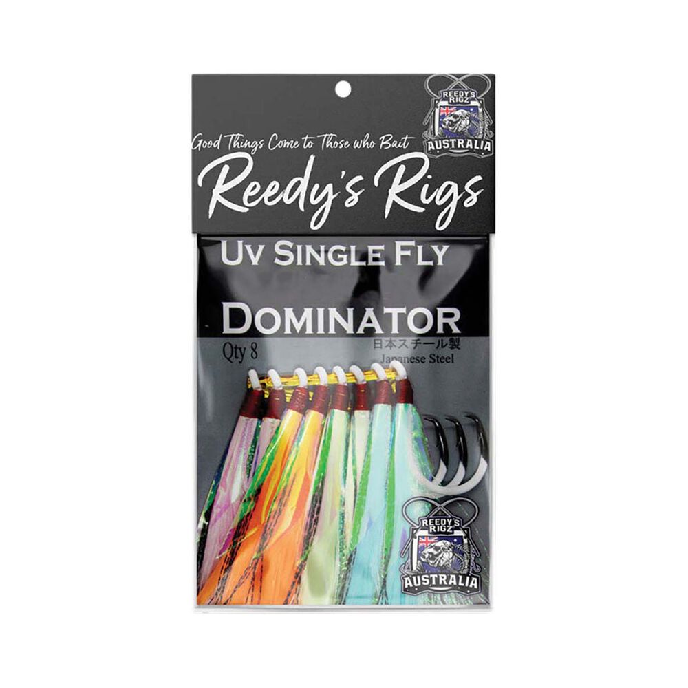 Reedy's UV Whiting Single Fly Hook 8 Pack
