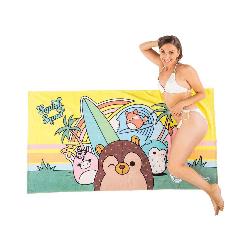 Squishmallows Beach Towel Squish Surf Squad